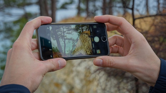 focení mobilem